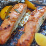 Baked Salmon with Garlic